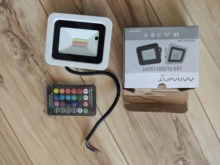 Outdoor Spotlight Projector-Lamp Remote-Controller Rgb Flood Color 100W Led IP68 50W