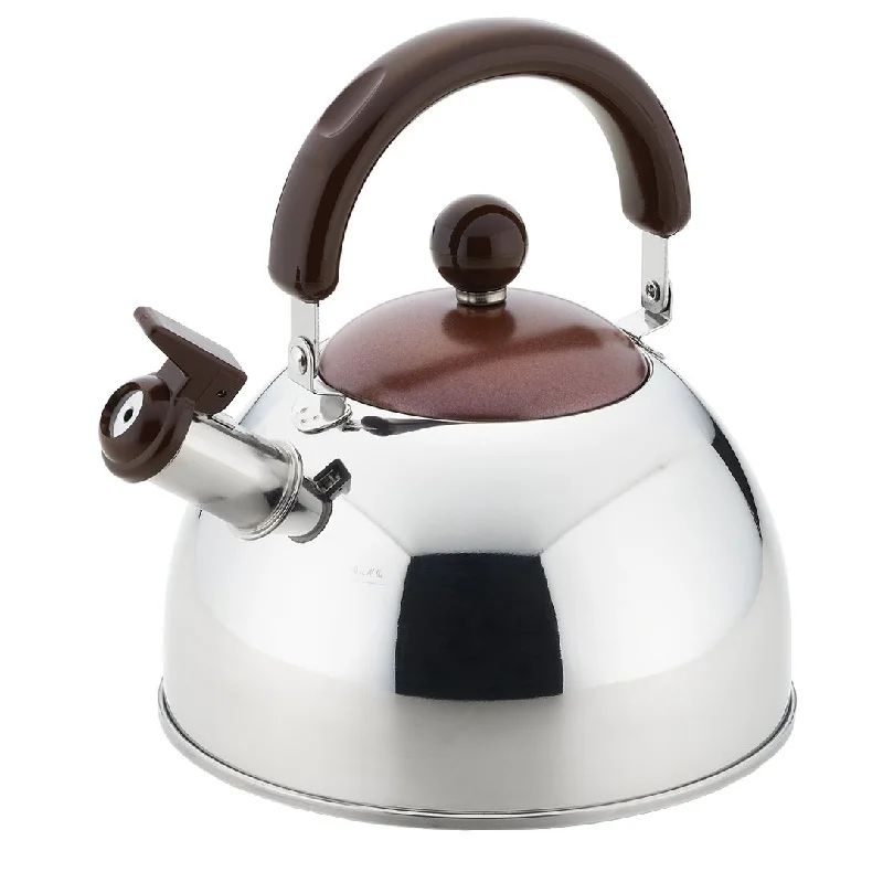 Coffee Yoshikawa чайник со свистком WaTone SJ1694 WaTone IH200V WAKATAKE белый кофе 1,8 л/2,5 л нержавеющая сталь - Цвет: Coffee