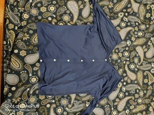 Europeo y americano transfronteriza de las mujeres ropa de cuello en V Bat 3/4 manga botón camiseta Top de las mujeres en Stock larga de algodón