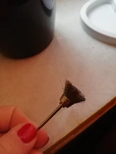 Brocas de alambre de Cobre dorado, cepillo de limpieza, Herramientas Portátiles, cortador de fresado para manicura, limpiador de brocas, 1 Uds.