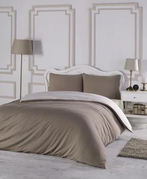 

Bed linen Lana color: coffee, cream (2 CN. Euro)