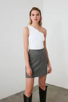 

Trendyol Pocket Detail Tweed Skirt TWOAW21ET0287