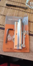 BETOCI-cierre automático de puerta ajustable, resorte de puerta automático de aleación de aluminio, intensidad de tono plateado, adecuado para puerta de bomberos, 40 kg