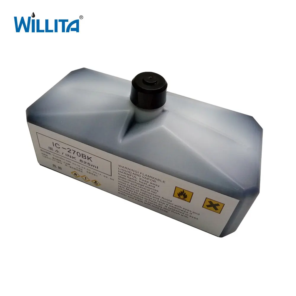 Tinta Preta Alternativa de Uma Garrafa para Impressoras de Domino Ic270bk 236bk - Imagem 4