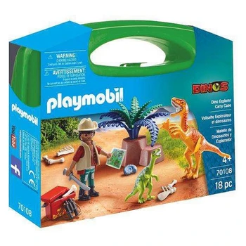 

Playset Dino Explorer Carry Case Playmobil 70108 (18 pcs)