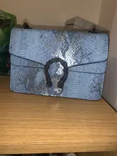 Bolso de hombro para mujer, bolsa de compras de otoño e invierno, diseño de serpiente a la moda, de alta calidad, descuento