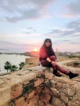 Pants Melody Black/burgundy Trousers Low-Waist Winter Warm Women Pu with Zipper-Decoration