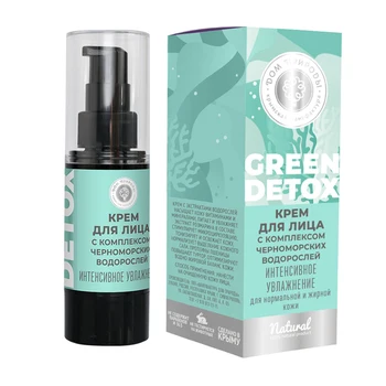 

Face cream "intensive moisturizing" for normal and oily skin