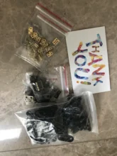 12 Uds Mini pequeño pesado grande joyería pecho regalo musical, de madera caja de casa de muñecas bisagra de la puerta del gabinete con tornillos de 4 tamaños