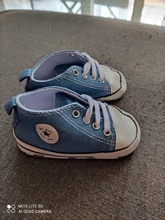 Zapatillas de deporte clásicas de lona para bebé, niño y niña, con estampado de estrellas, primeros pasos, zapatos antideslizantes para bebés recién nacidos