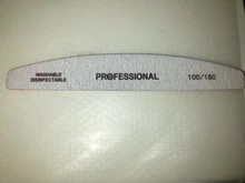 5 unids/lote profesional de uñas limas para manicura pulido curva manicura herramientas 100/180 tampón de uñas herramienta de diagnóstico