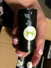 Dog-Poop-Bags 60-Rolls Unscented Dog-Waste-Garbage-Bag Earth-Friendly Large 1080 Black