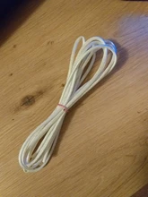 Tubo de fibra de vidrio trenzado de alta temperatura, 1M, 1-25mm de diámetro, 600 Deg, aislamiento de tubería de fibra química suave