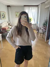 Sweater Pullovers Mock-Neck Beige Purple Winter Green 8-Colors High-Quality Women C-232