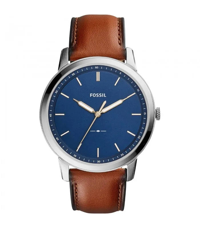 Кварцевые часы из нержавеющей стали FOSSIL минималистичные FS5304