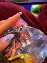 Decoración de tarta de cumpleaños de la patrulla Canina, 12 Uds., Material de PVC para cachorros, juguetes para niños, regalos de cumpleaños