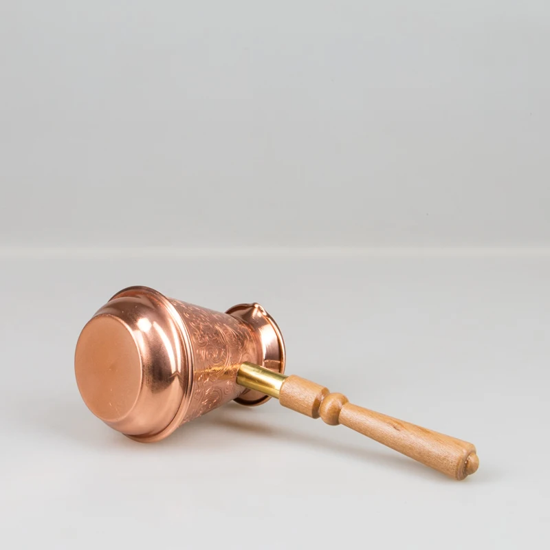 Goedkoop Turk Koffie Koper Tima Met Houten Handvat 700 Ml.