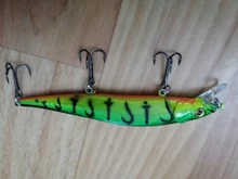 Lures Floating Wobbler Tackle Minnow Fishing-Lure Treble-Hooks Hard-Bait Bass Artificial