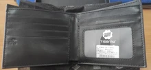 Money Purse Business-Card-Holder Leather Wallet Brown Thin Male Men Fashion High-Quality