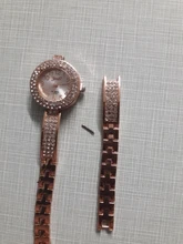 Reloj de pulsera de lujo para Mujer, cronógrafos de oro rosa, de diamante, femenino