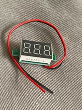 Mini Módulo de pantalla LED Digital, bricolaje, rojo y azul, voltímetro de DC2.5V-32V DC0-100V, medidor de contador de voltaje, Panel para motocicleta y coche