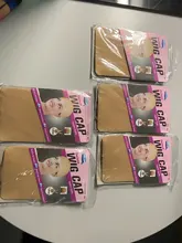 Gorro de peluca marrón, Red para el pelo, malla para peluca, tejido elástico, 5 colores, paquete de 2 unidades