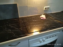 Self-Adhesive Wallpaper Vinyl-Film Kitchen Cupboard Marble Bedroom Oil-Proof Home Improvement
