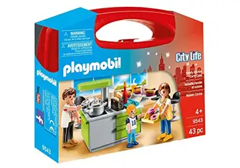 

PLAYMOBIL-case kitchen toy, Multicolor (geobra Brandstätter 9543)