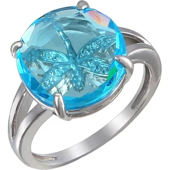 

Esthete ring with alpanite and cubic zirconia