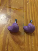 Wardrobe-Handle Ceramic NAIERDI Garden Kitchen Children Round Cartoon Single