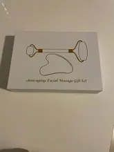 Rodillo de Jade de cuarzo rosa para masaje Facial, masajeador adelgazante Facial, piedra de Jade Natural, conjunto de belleza para el cuidado de la piel