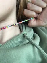 Collares de Cuentas pequeñas de estilo bohemio para mujer, Gargantilla corta Bohemia, colgante, collar, joyería de cuello fresca, 14 colores