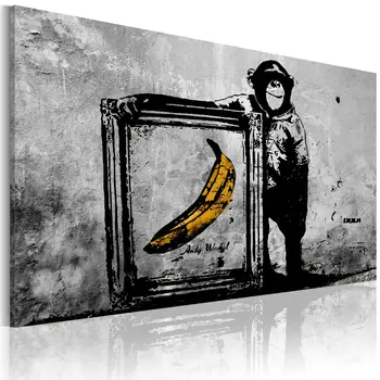

Table Inspired by Banksy - black and white
