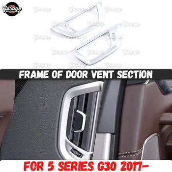 

Frame of door vent section case for BMW 5 series G30 2017- ABS plastic molding 1 set /2 pcs decoration car styling