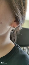 Hoop-Earring Earrings-Accessories Open-Circle C-Shaped Metal Korean-Statement Trendy