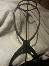 Soporte para pelucas de plástico, accesorio Ajustable y colorido, cabeza de maniquí de 18x36Cm, peluca plegable soporte para pelucas, 1 unidad