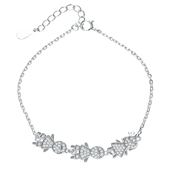 

Silver Bracelet with cubic zirconia sunlight sample 925