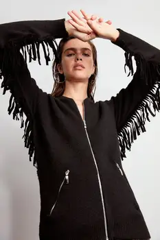 

Trendyol Zipper Knitwear Cardigan TWOAW20HI0255