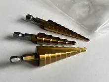 3-12mm 4-12mm 4-20mm HSS recto ranura conjunto de broca de paso de titanio recubierto de Metal de madera agujero cortador de núcleo broca