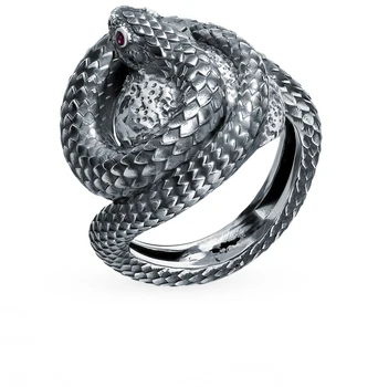 

Silver Ring "i-Snake" sunlight sample 925
