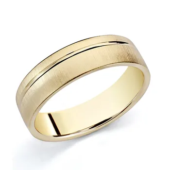 

Alliance 18k gold matte 5,5mm. [8061GR] -Customizable-RECORDING INCLUDED IN THE PRICE