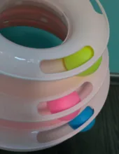 3 Levels Pet Cat Toy Tower Tracks Disc Interacitve Cat Toys Ball Training Amusement Plate
