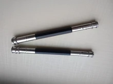 1/3/ 5/10 piezas lápiz extensiones de metal de doble cabeza dibujo lápiz extensión de 13cm sostenedor de la pluma de acero inoxidable caja de lápiz