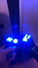 Placa de luz LED para PS4, controlador inalámbrico, botón de bricolaje, placa de luz LED analógica, piezas de reparación de mango de juego