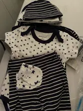 Conjunto de ropa de algodón para bebé, monos, pantalones, sombreros y guantes, Unisex, 2021