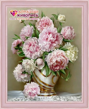 

Making Kit Diamond Mosaic Diamond painting АЖ-1505 "Luxury Peony"