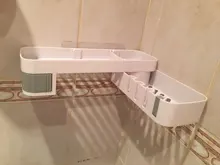 Organizer Shower-Shelf-Holder Storage-Rack Wall-Mounted Bathroom-Shampoo Corner 4 Kitchen