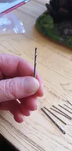 Mini taladro manual de aluminio de alta calidad con mandril sin llave + 10 Uds., broca helicoidal, herramientas rotativas de perforación para carpintería #279519