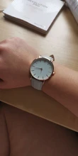 Reloj de pulsera de cuarzo de diseño clásico para mujer, de lujo, de cuero, regalo, 2020