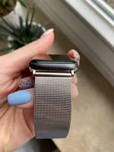 Correa de reloj Milanese para Apple Watch, repuesto de pulsera de acero inoxidable para iwatch 1 2 3 38mm 42mm, 6 5 4 44mm 40mm